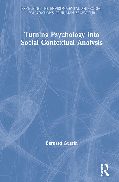 Book cover: Turning Psychology into Social Contextual Analysis