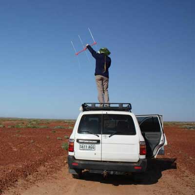 Associate Professor Topa Petit undertaking research.