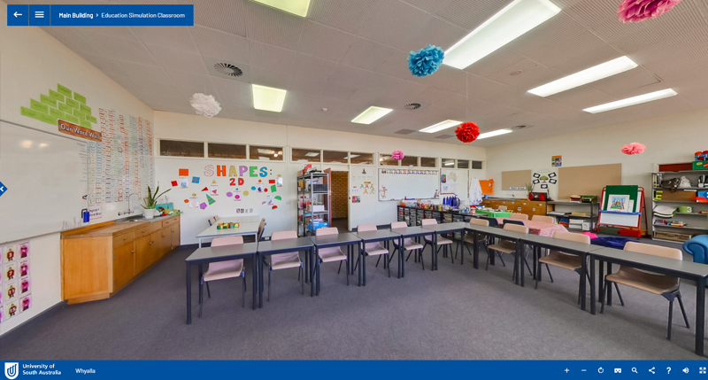 Virtual tour Whyalla education simulation classroom
