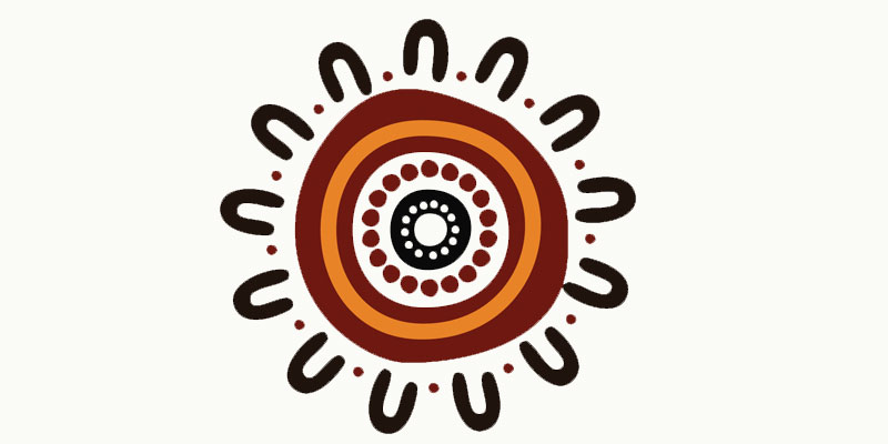 The yarning circle is celebrated in Aboriginal art and has been used by Indigenous people for thousands of years to build respectful relationships, learn from a collective group, and to pass on and preserve cultural knowledge