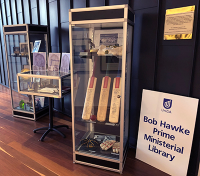 Some of the new materials on display in the Kerry Packer Civic Gallery in May 2019.