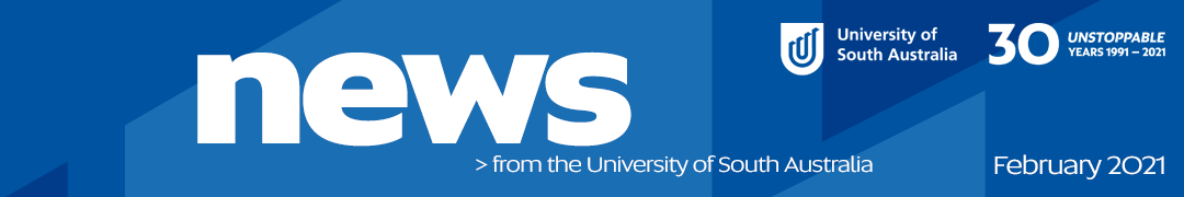 UniSA News banner February 2021