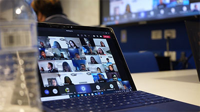 UniSA students take part in a Virtual International Experience with students from the University of Malaya (UM) via Microsoft Teams.