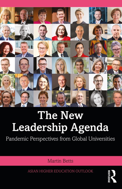 Book cover: The New Leadership Agenda: Pandemic Perspectives from Global Universities