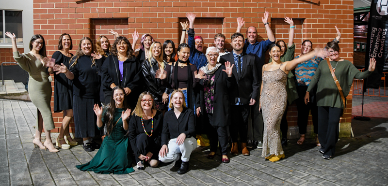 Graduates at the Helpmann Academy awards