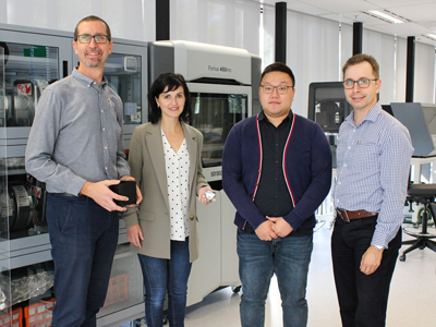 Professor Colin Hall, Dr Marta Llusca Jane, Dr Jebum Choi and Dr Kamil Zuber from UniSA’s Future Industries Institute are part of the new Innovative Launch, Automation, Novel Materials, Communications and Hypersonics (iLAuNCH) Trailblazer.