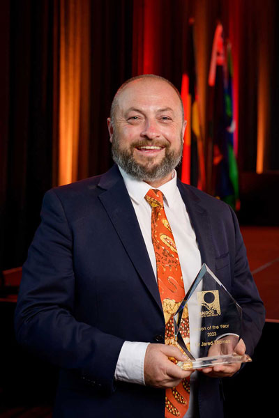 Dr Jared Thomas is the SA NAIDOC Person of the Year 2023.