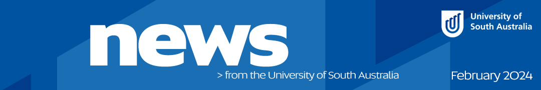 UniSA News header banner February 2024  