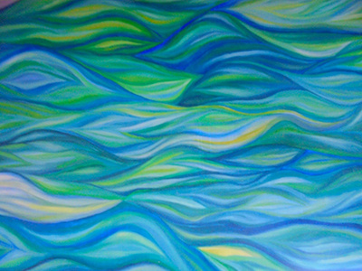 Brooke Ferguson, Sky & Water – (Nature’s Nurture study 2), 2024, oil on canvas